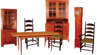Handcrafted Shaker Dining Furniture from the Canterbury Shaker Community