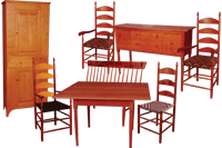 Handcrafted Shaker Furniture Enfield Dining Furniture